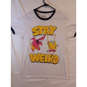 Spongebob Squarepants Mens T-Shirt - Stay Weird Patrick SZ MED